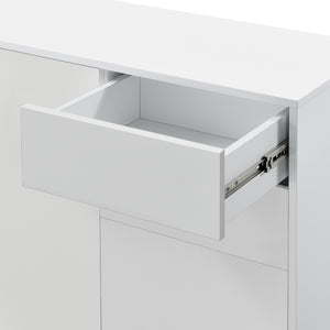 Commode Paarl 74 x 117 x 36 cm avec 3 portes [en.casa] 
