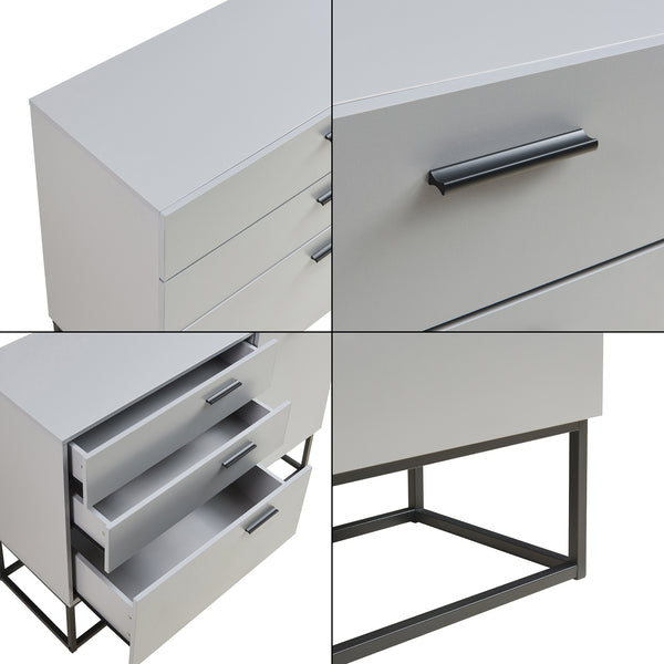 Sideboard Lavangen commode 75x100x35 cm [en.casa]