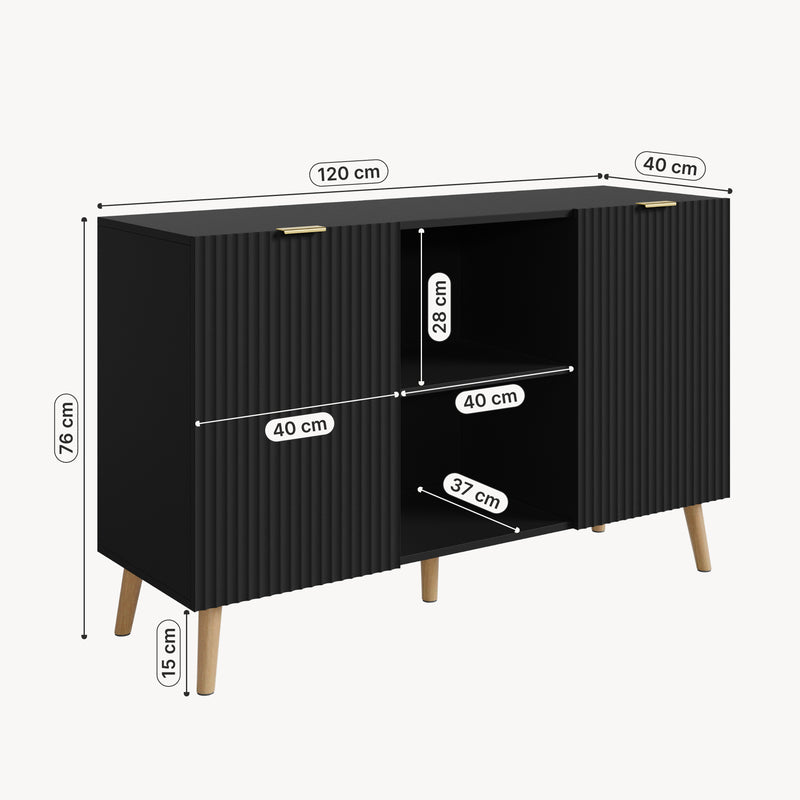 Maatschets Sideboard Nand [en.casa]