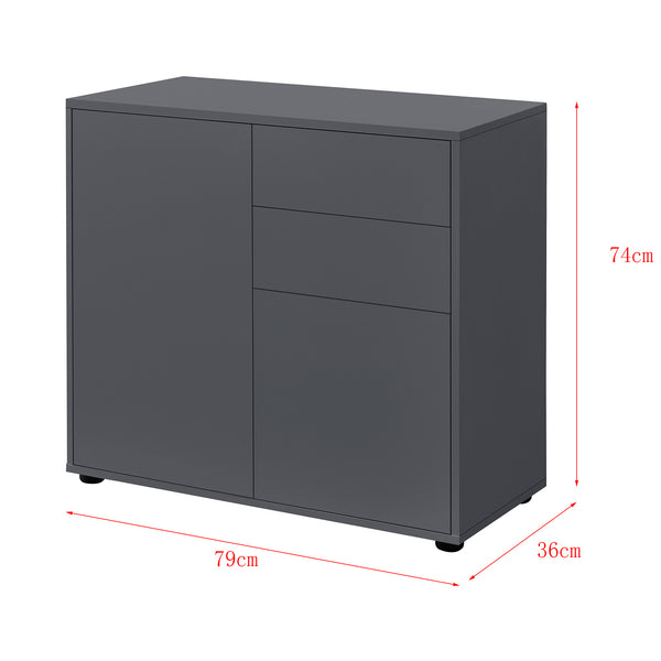 Commode Paarl 74x79x36 cm [en.casa]