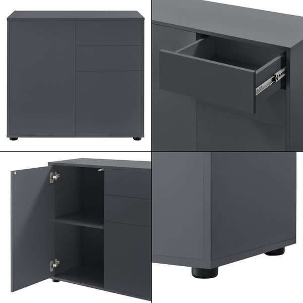 Commode Paarl 74x79x36 cm [en.casa]