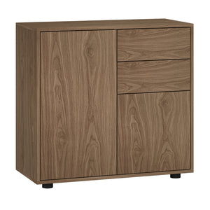 Commode Paarl 74 x 79 x 36 cm avec 2 portes [en.casa]