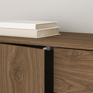 Commode Paarl 74 x 79 x 36 cm avec 2 portes [en.casa]
