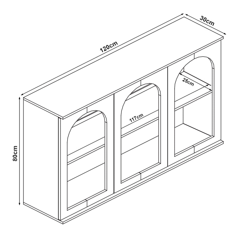 Maatschets Dressoir Trorhun [en.casa]