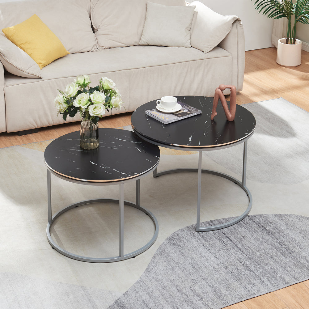 Set de tables basses Skagen par 2 en différentes couleurs [en.casa] - premiumXL