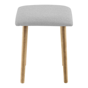 Krukje Gera met beuken poten 45,5x36x36 cm - 3 kleuren