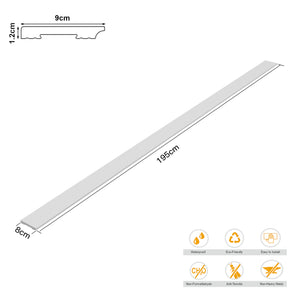Plint Coevorden set polystyreen wit [neu.haus]