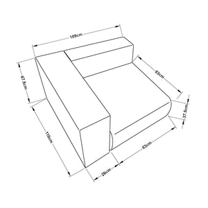 Sofa-module Suldal [en.casa]