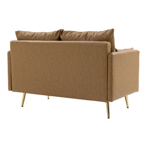 [en.casa] 2-zitsbank Sysmä 72x122x65 cm kunstleer - 5 varianten