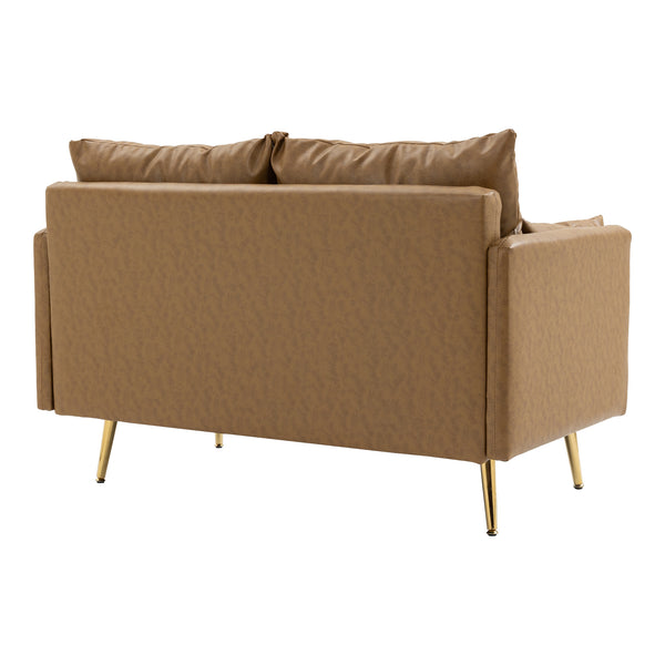 [en.casa] 2-zitsbank Sysmä 72x122x65 cm kunstleer - 5 varianten