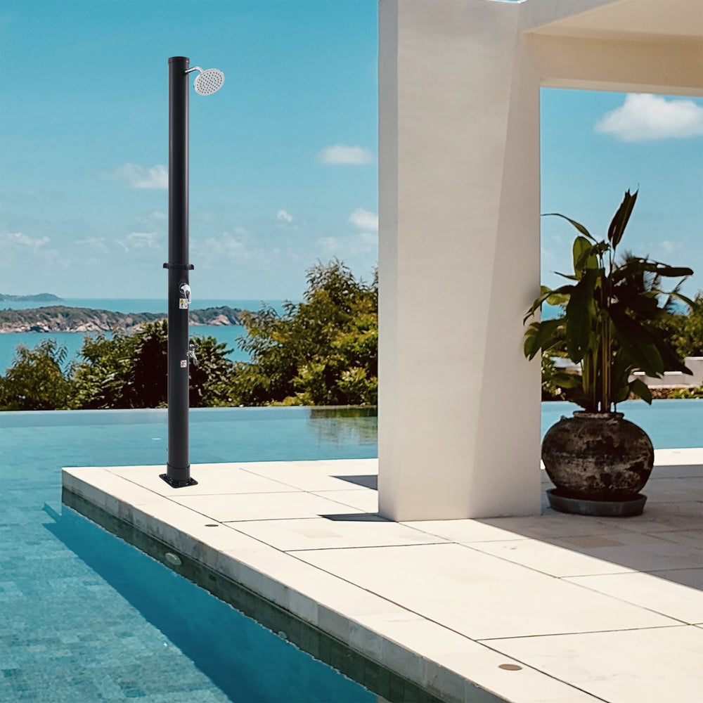 Douche solaire de jardin Frerievn 215 cm 18 L casa.pro