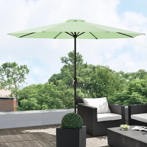 Parasol de Jardin Budapest Imperméable Polyester Acier 300 x 230 cm [casa.pro]