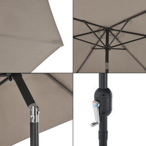 Parasol Altino hexagonal polyester 270 x 235 [casa.pro]