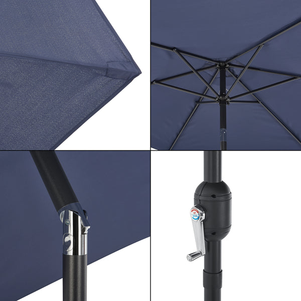 Parasol Altino hexagonal polyester 270 x 235 [casa.pro]
