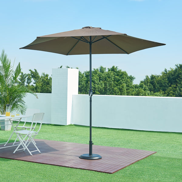 Pied de parasol Bionaz béton noir casa.pro
