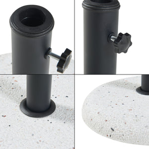 Parasolvoet Bitritto parasolhouder beton rond Ø45x6 cm casa.pro