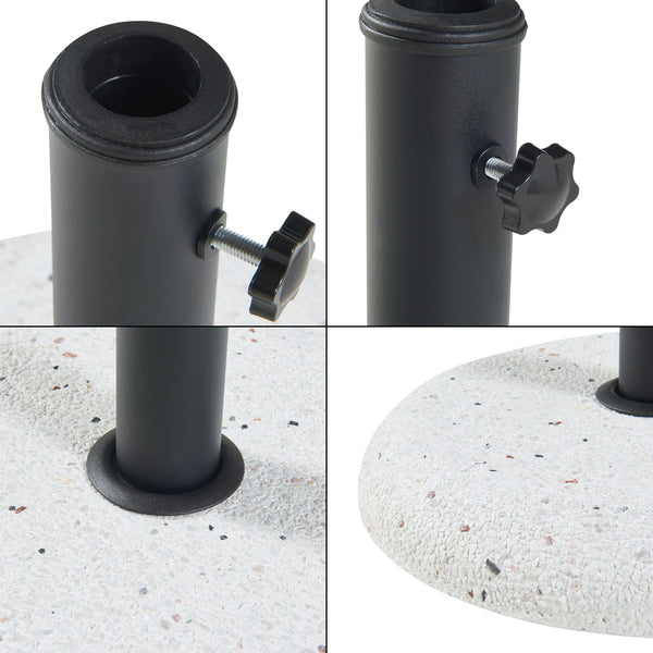 Parasolvoet Bitritto parasolhouder beton rond Ø45x6 cm casa.pro