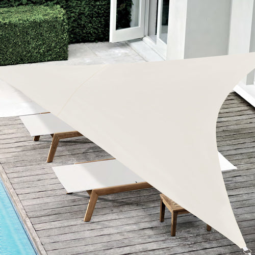 Voile d'Ombrage Patras Triangulaire Couleurs Différentes Plusieurs Tailles [en.casa]