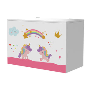 [en.casa] Doos voor speelgoed Oleiros 40x60x30 cm - 4 varianten