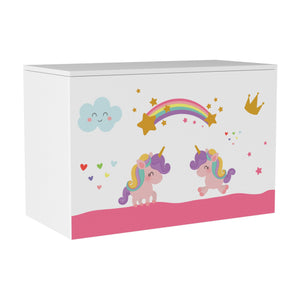 [en.casa] Doos voor speelgoed Oleiros 40x60x30 cm - 4 varianten