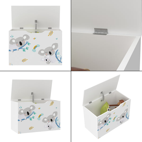 Coffre de rangement Oleiros pour enfant 40 x 60 x 30 cm [en.casa]