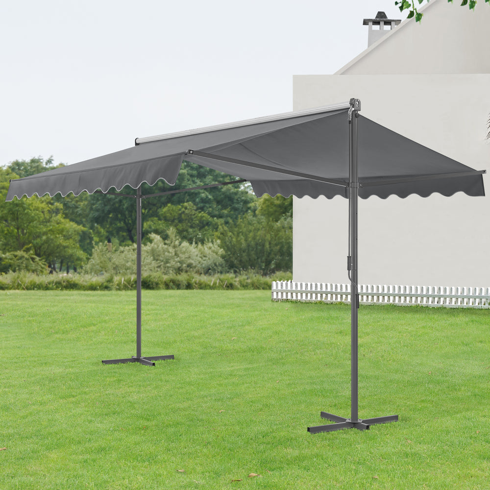 Parasol autoportant Selenizza, différentes couleurs et tailles [pro.tec] - premiumXL