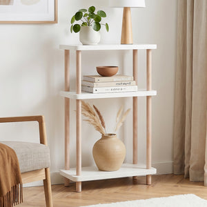 Staand rek Nampernu 62x40x18 cm met deur opbergvakken [en.casa]