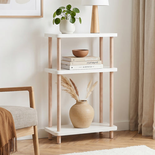 Staand rek Nampernu 62x40x18 cm met deur opbergvakken [en.casa]