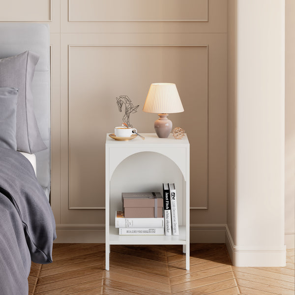 Étagère autoportante Akaa acier [en.casa]