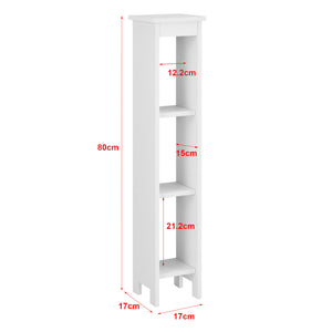Open kast Arvika met 3 vakken HKC kolomkast 80x17x17 cm - 2 varianten