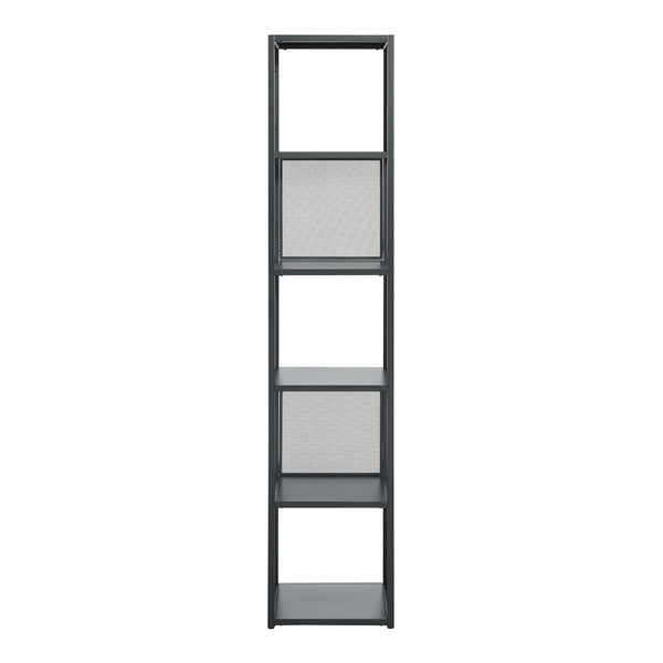Boekenkast Finspång met 5 vakken 185x38x38 cm [en.casa]