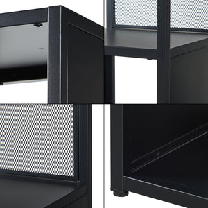Boekenkast Finspång met 5 vakken 185x38x38 cm [en.casa]