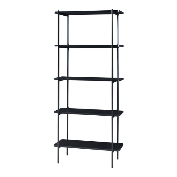 Boekenkast Samnanger open kast zwart [en.casa]