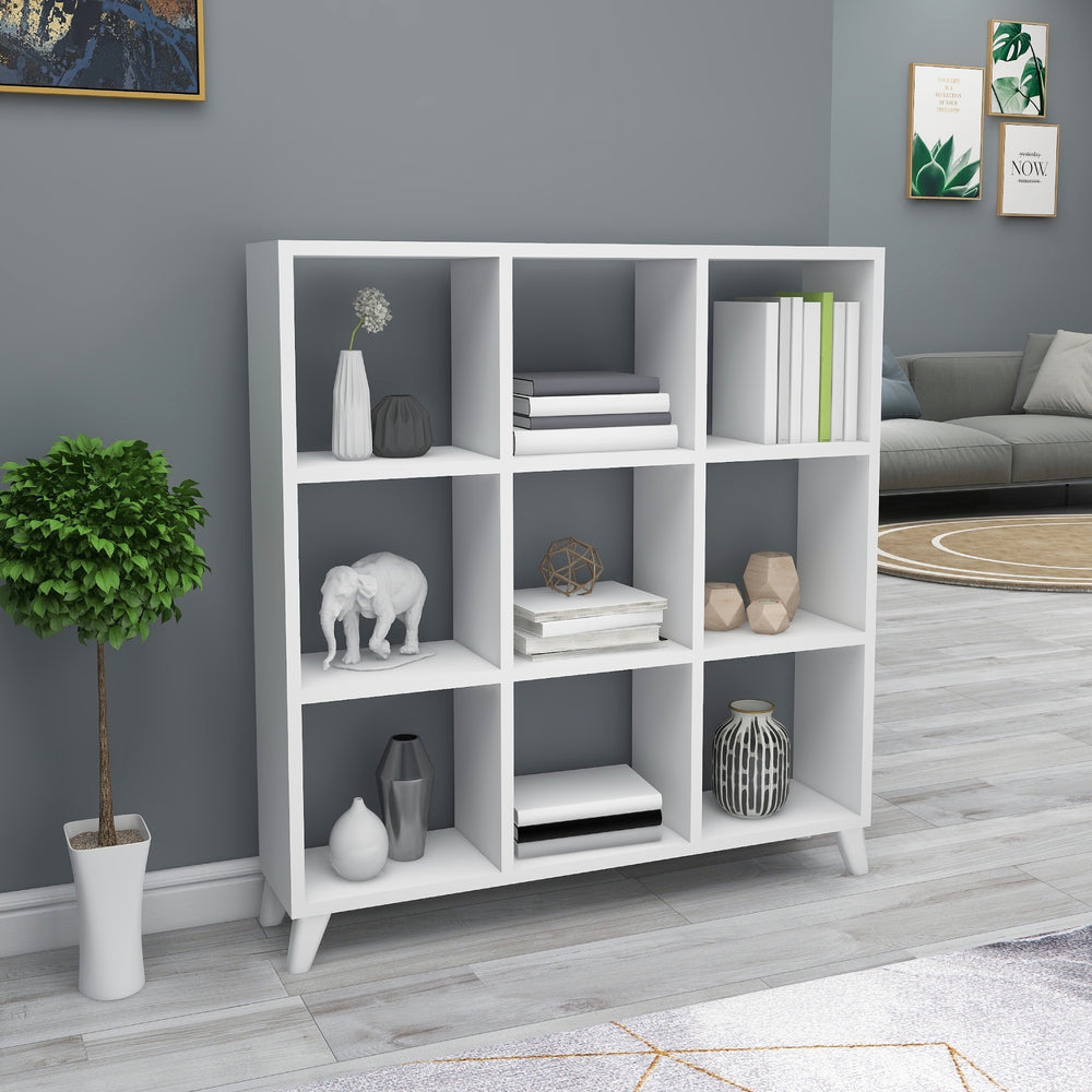 [en.casa] Boekenkast Svedala schap 100x88x20 cm - 4 varianten