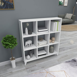 [en.casa] Boekenkast Svedala schap 100x88x20 cm - 4 varianten