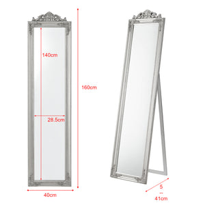 Miroir sur Pied Inclinable 160 x 40 cm Plusieurs Couleurs [en.casa]