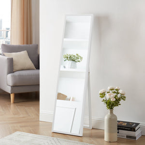 [en.casa] Spiegel vrijstaand Giovinazzo verstelbaar 152,8x37,8 cm - 2 varianten