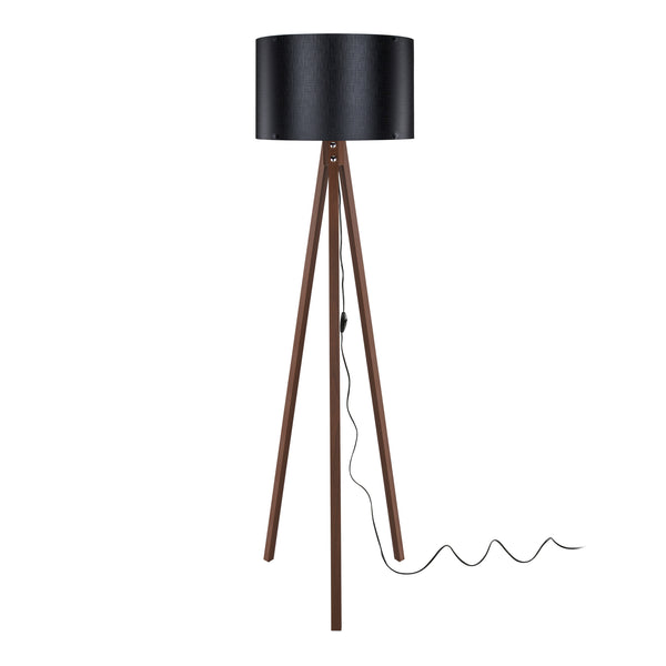 Lampadaire Guildford trépied hauteur 136 cm E27 [lux.pro]