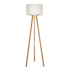 Lampadaire Keynes trépied hauteur 136 cm E27 [lux.pro]