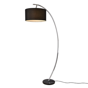 Vloerlamp staande lamp Steiermark 153xØ40 cm E27 zwart