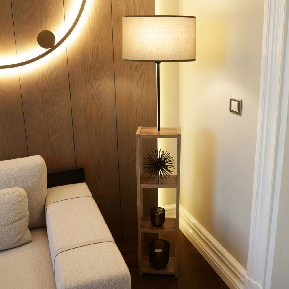 Lampadaire Redditch Beige [lux.pro] - premiumXL