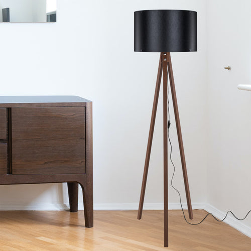 Lampadaire Guildford trépied hauteur 136 cm E27 [lux.pro]