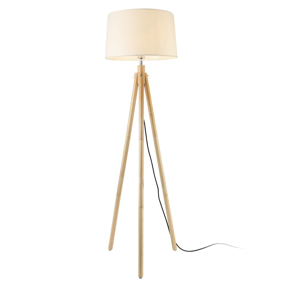 Stehleuchte Tomar 153 cm 1xE27 Max. 60W Wit lux.pro - premiumXL