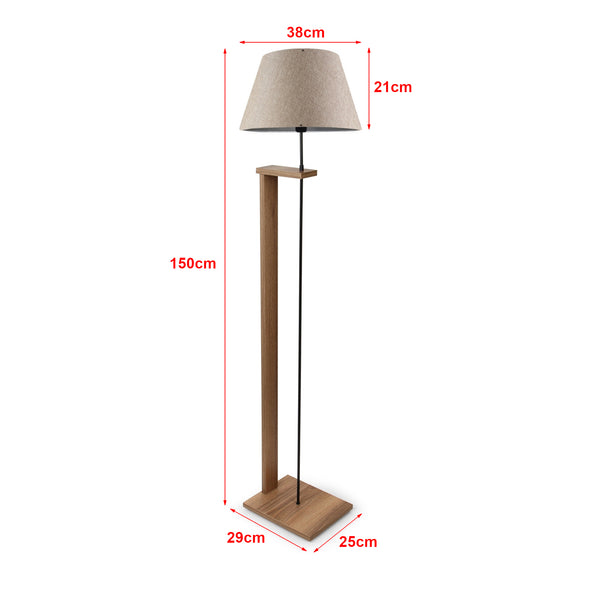 Lampadaire Bromwich hauteur 150 cm E27 [lux.pro]