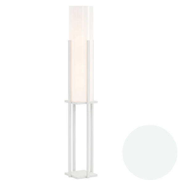 Lampadaire Gisborne avec 1 étagère 146 x 25 x 25 cm E27 lux.pro