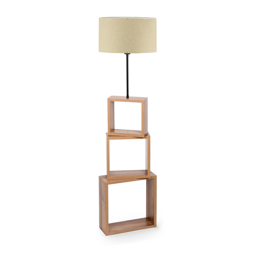 Lampe sur pied Mansfield avec étagères [lux.pro] - premiumXL