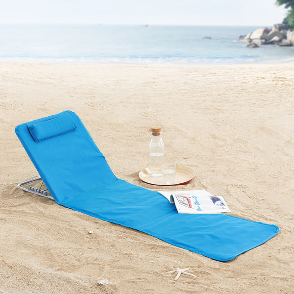 [en.casa] Strandmat Cellorigo met rugleuning set van 2 - 4 varianten