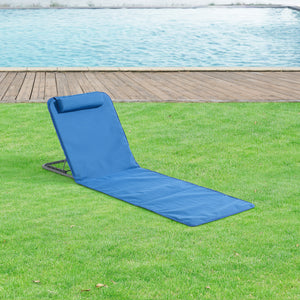 Strandmat Donostia met rugleuning set van 2 [en.casa]