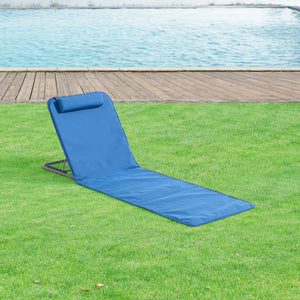 Strandmat Donostia met rugleuning set van 2 [en.casa]