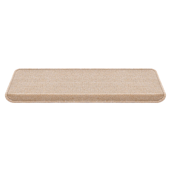 Lot de 15 marchettes d'escalier rectangulaires antidérpantes 65 x 24 cm avec bord [en.casa]